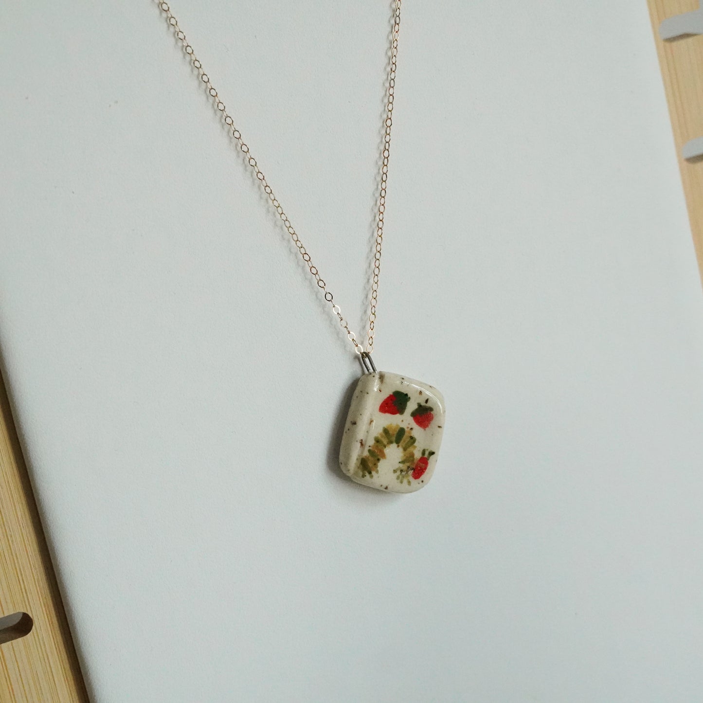 hungry caterpillar necklace