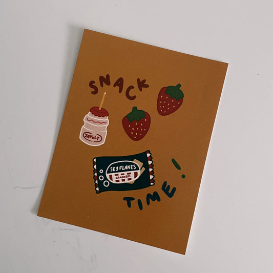 snack time postcard